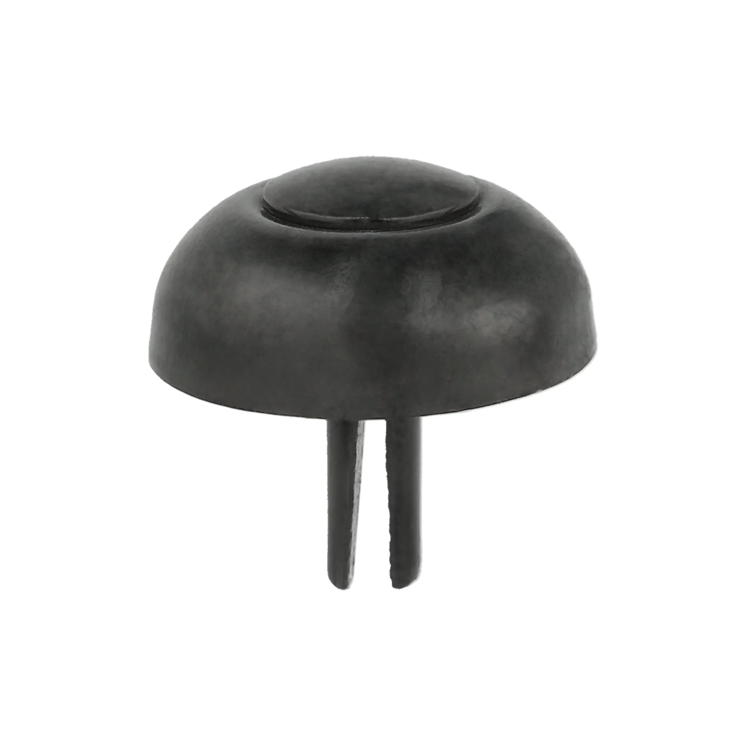 17mm Black, Bottom Stud, Steel-PK10, #201-6-16-BLK
