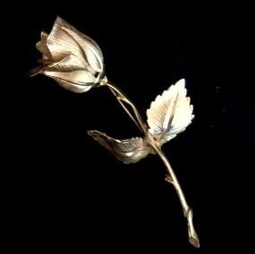 1960s Giovanni Rose Bud Brooch
