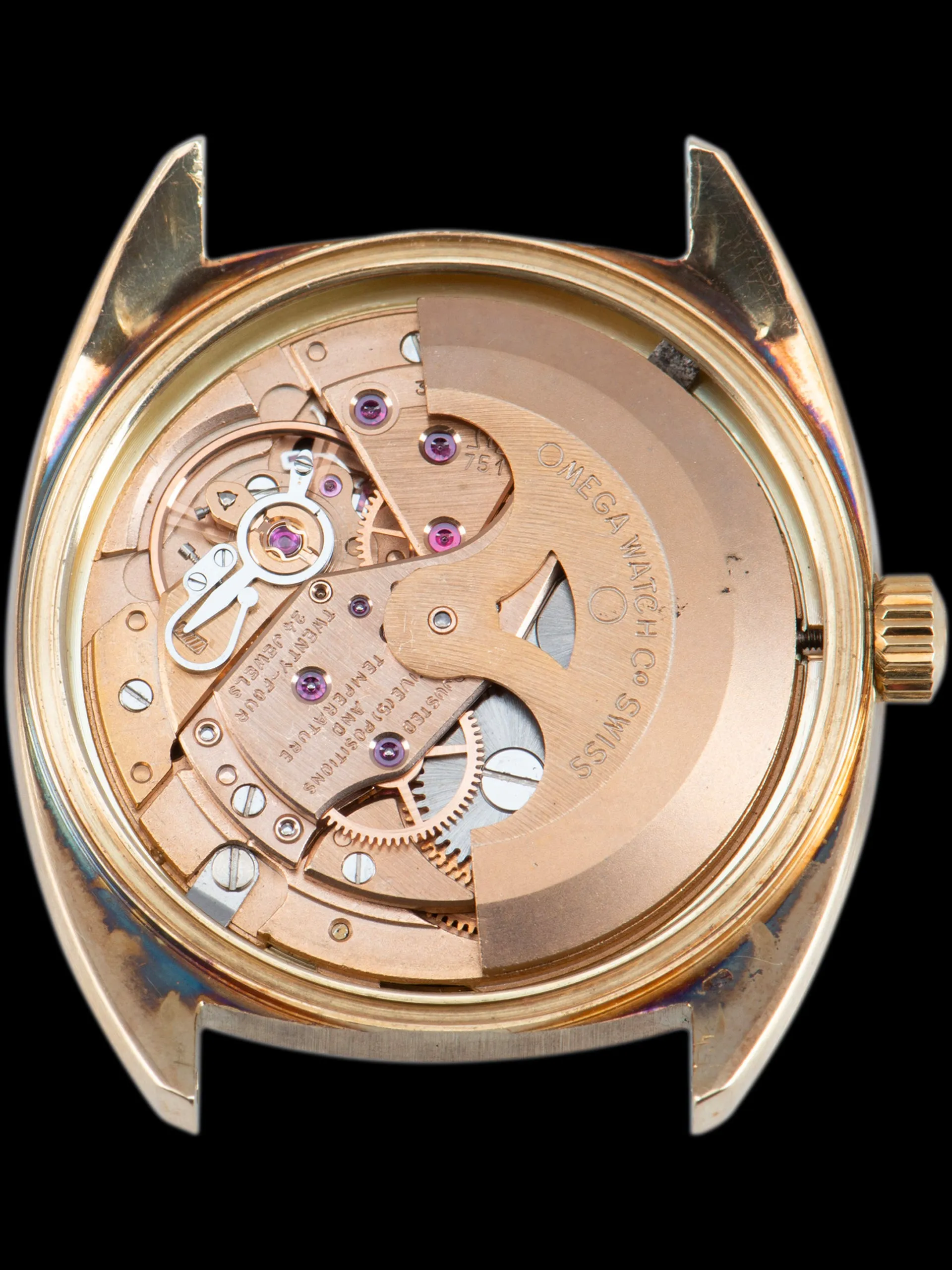 1970 Omega Constellation (Ref. 168.029) 14K YG "Linen Dial"