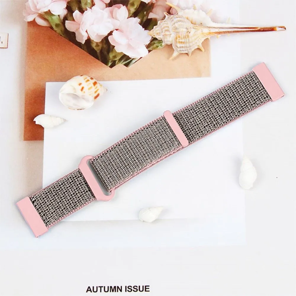 22mm Samsung Galaxy Watch 3 (45mm) / Watch (46mm) / Gear S3 nylon watch strap - Light Pink