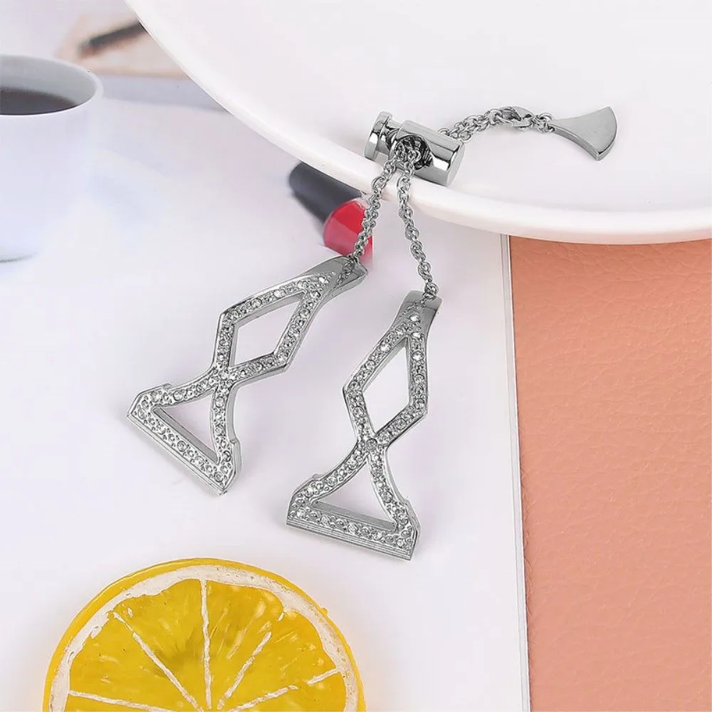 22mm Samsung Galaxy Watch 3 (45mm) / Watch (46mm) rhinestone décor stainless steel watch strap - Silver