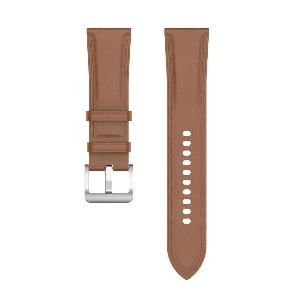 22mm Universal cool genuine leather watch strap - Light Brown