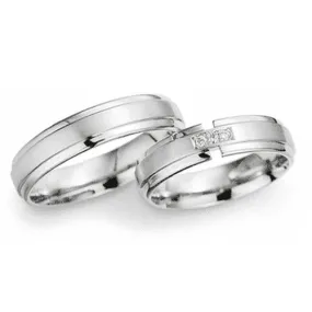 6mm Matt Finish Wedding band