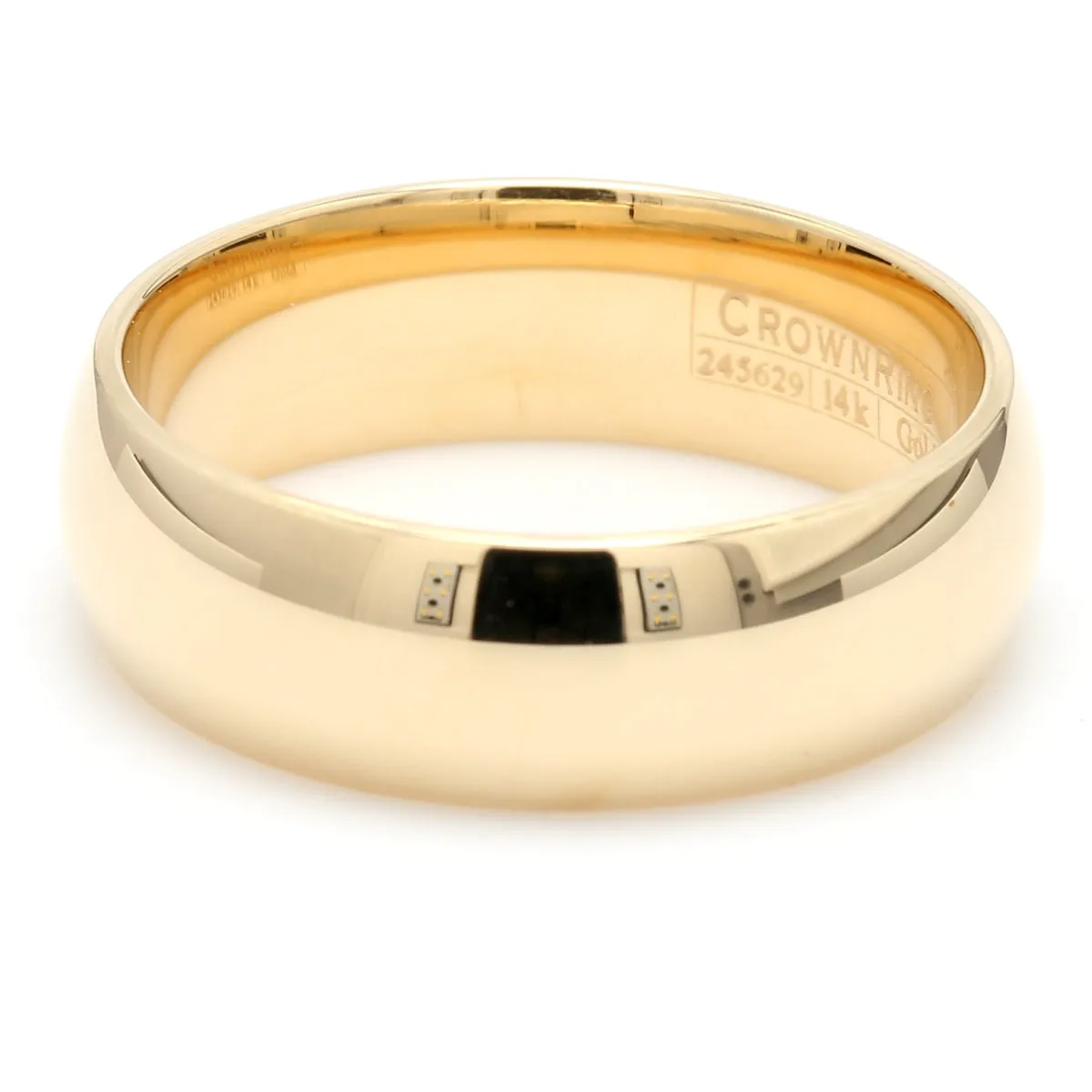 7mm 14 Karat Gold Wedding Band