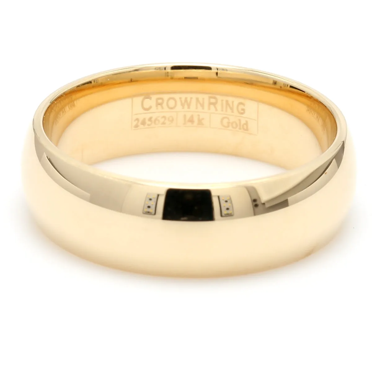 7mm 14 Karat Gold Wedding Band
