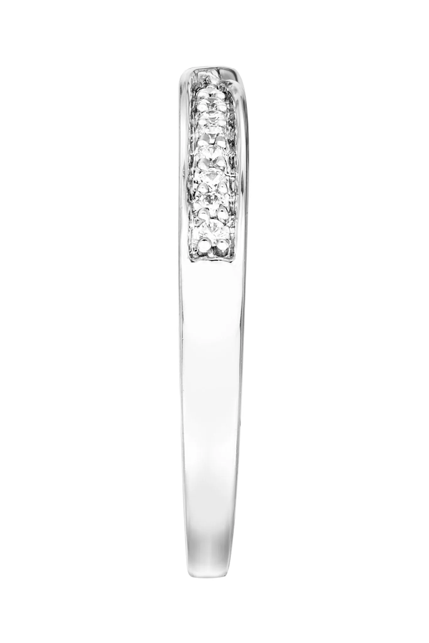 9ct White Gold 0.10ct Diamond Eternity Ring