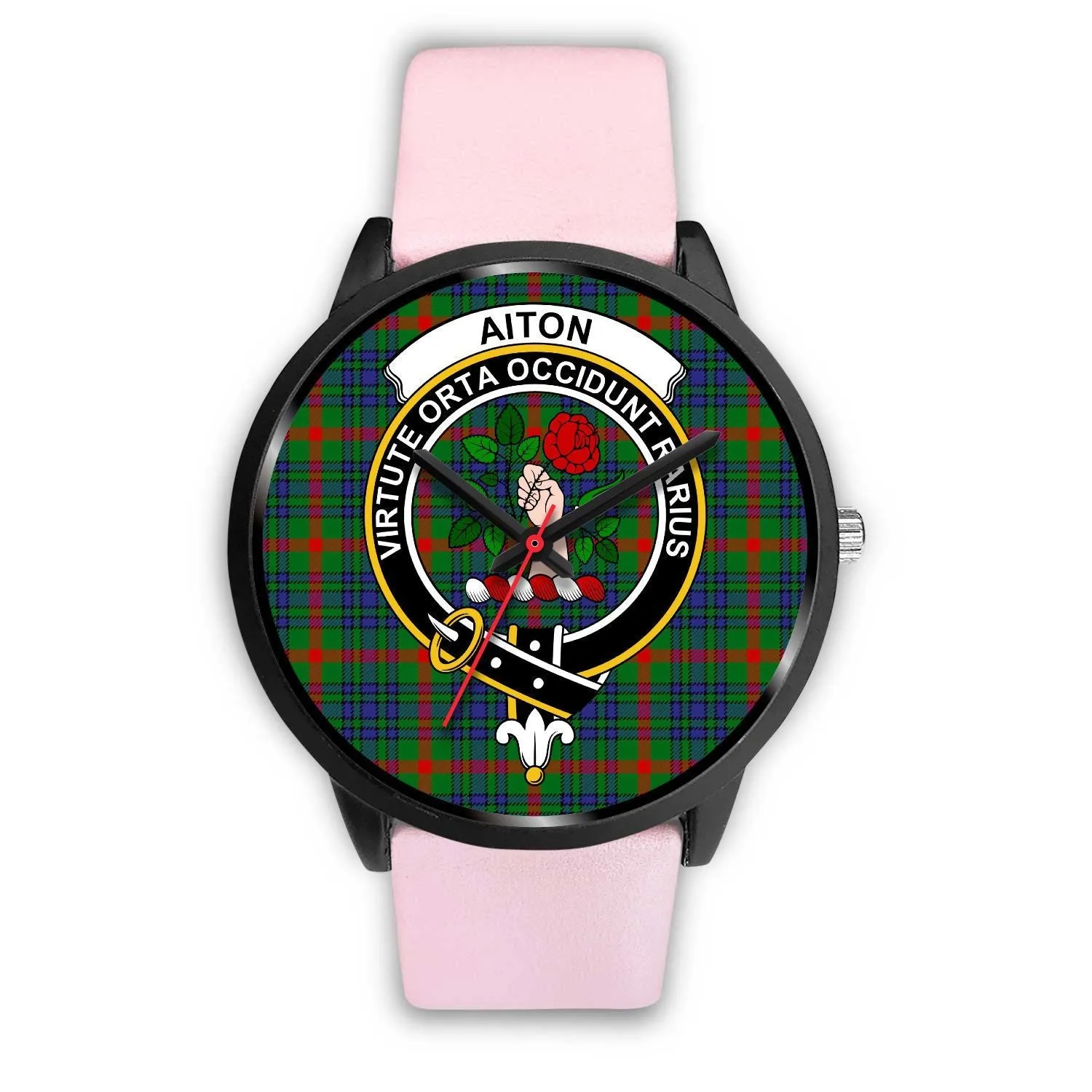 Aiton Clan Badge Tartan Black Watch