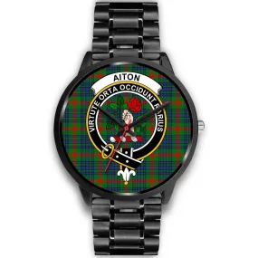 Aiton Clan Badge Tartan Black Watch