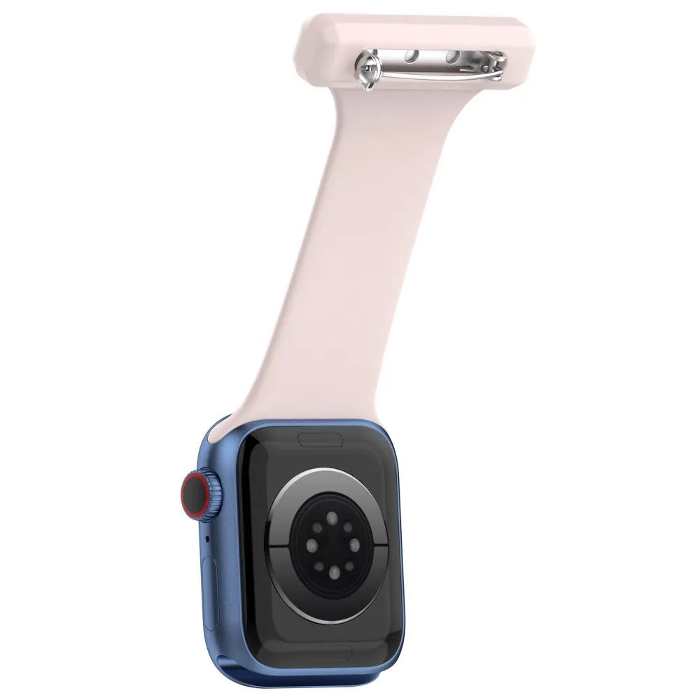 Apple Watch (38/40/SE/41/42mm) Sygepleje Silikone Urrem - Pink