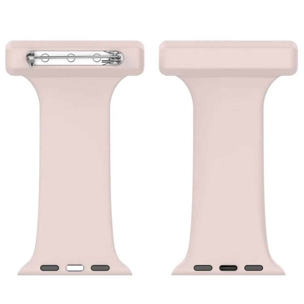 Apple Watch (38/40/SE/41/42mm) Sygepleje Silikone Urrem - Pink
