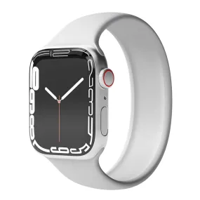 Apple Watch (38/40/SE/41/42mm) Vonmählen Solo Loop Large Silikone Rem - Grå