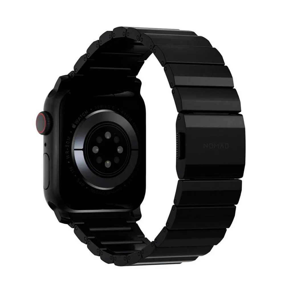 Apple Watch (42/44/SE/45/46/49mm) Nomad Titanium Band Rem - Black