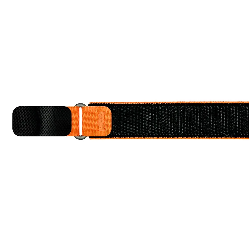 Apple Watch (42/44/SE/45/46/49mm) PURO TRIAL LOOP Rem - Sort/Orange
