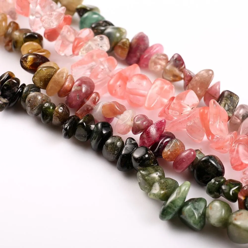 Apple Watch (45mm) natural stones style watch strap - Multicolor