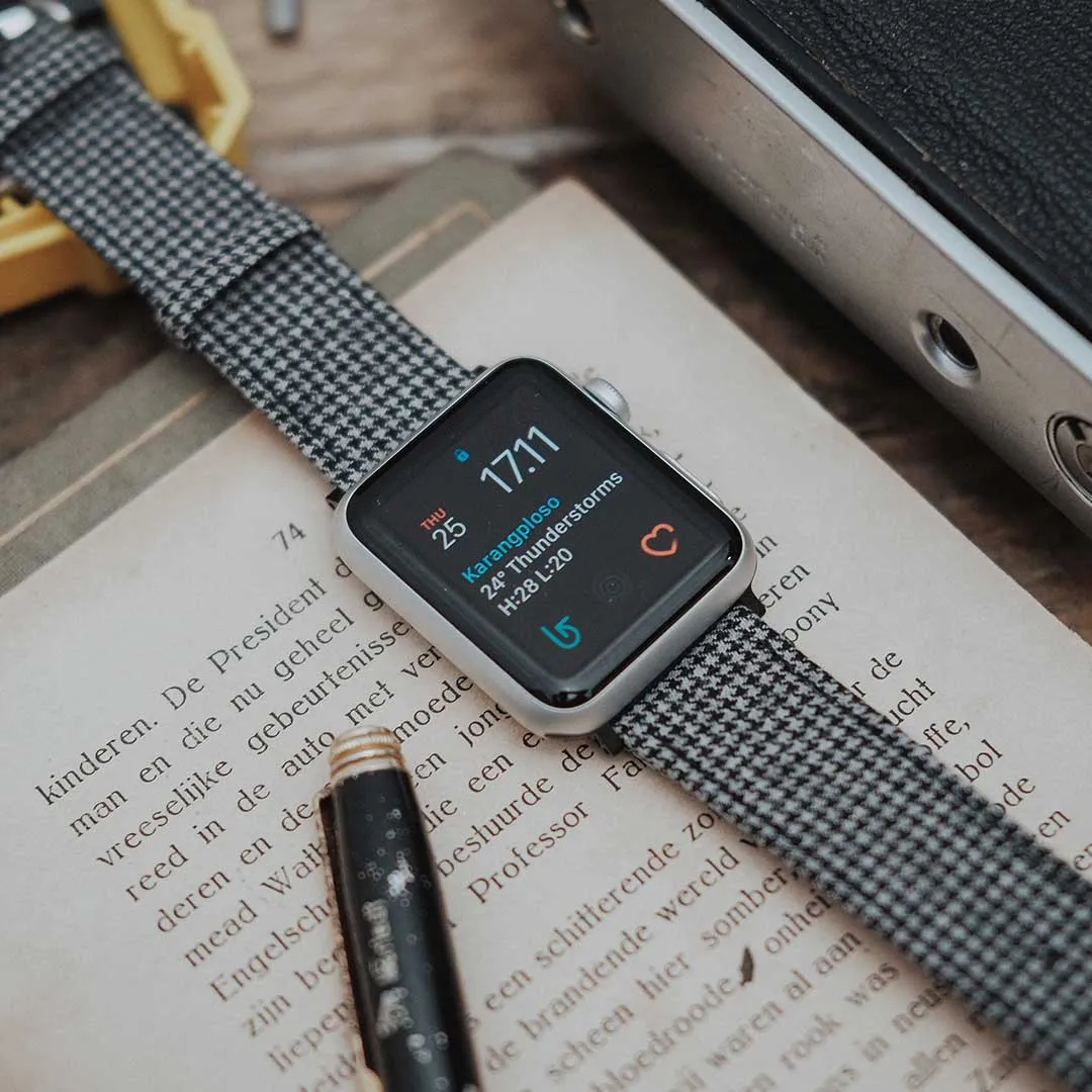 Apple Watch BLACK & WHITE houndstooth