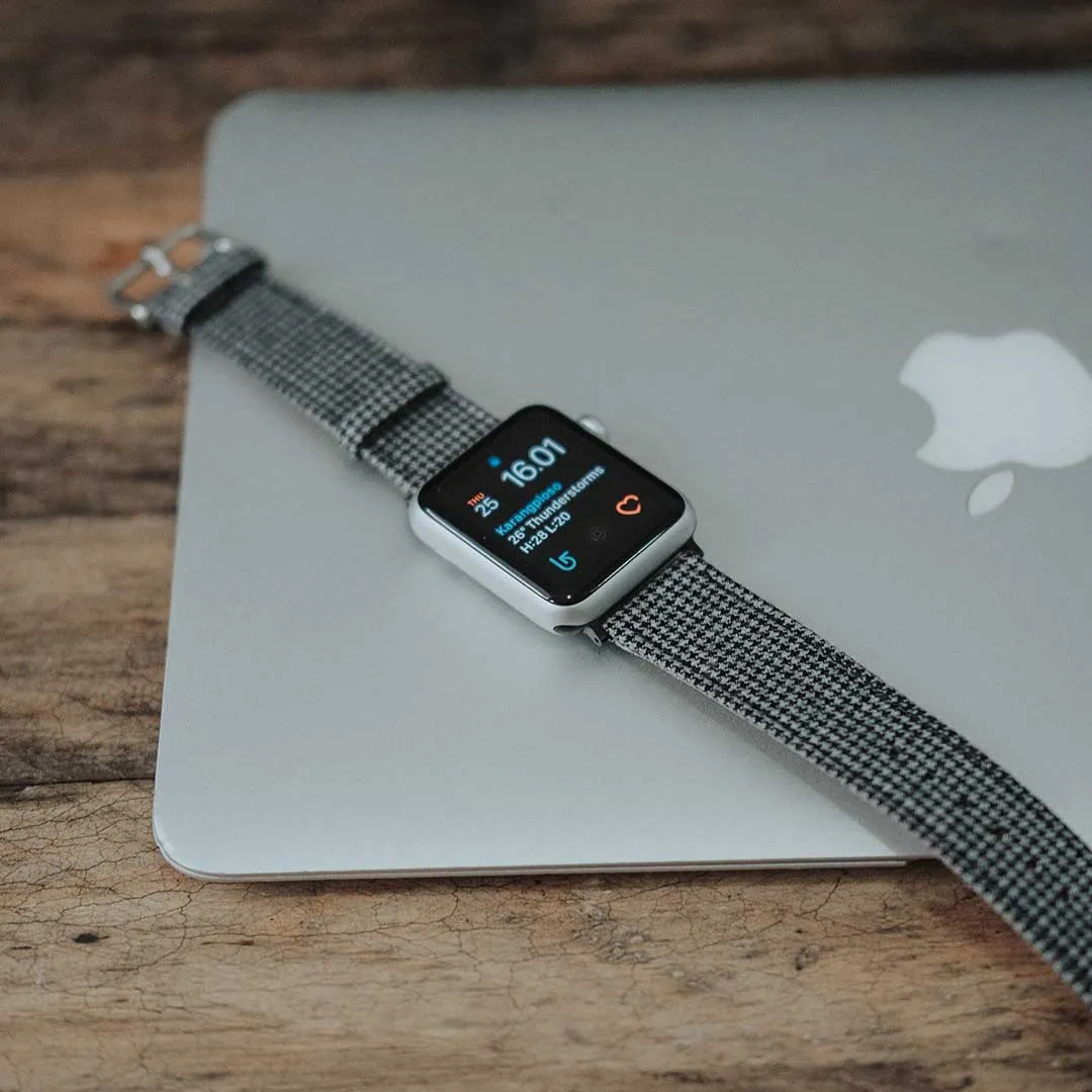 Apple Watch BLACK & WHITE houndstooth