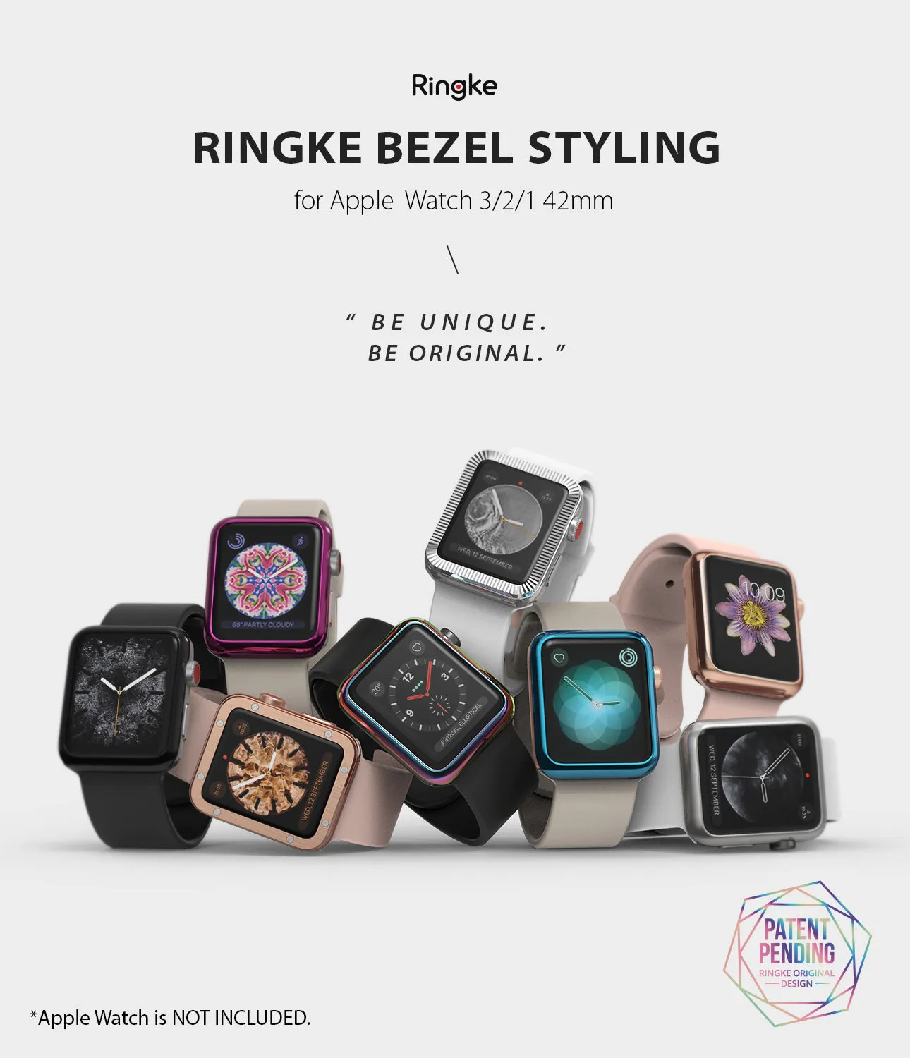 Apple Watch Series 3 / 2 / 1 (42mm) | Premium Bezel Styling Omega