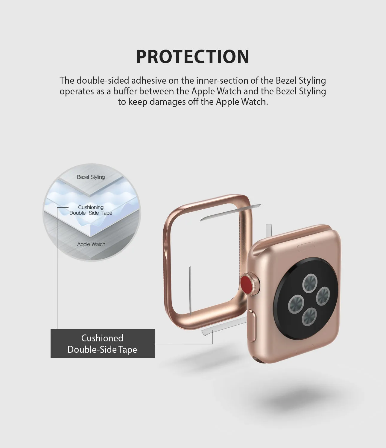 Apple Watch Series 3 / 2 / 1 (42mm) | Premium Bezel Styling Omega