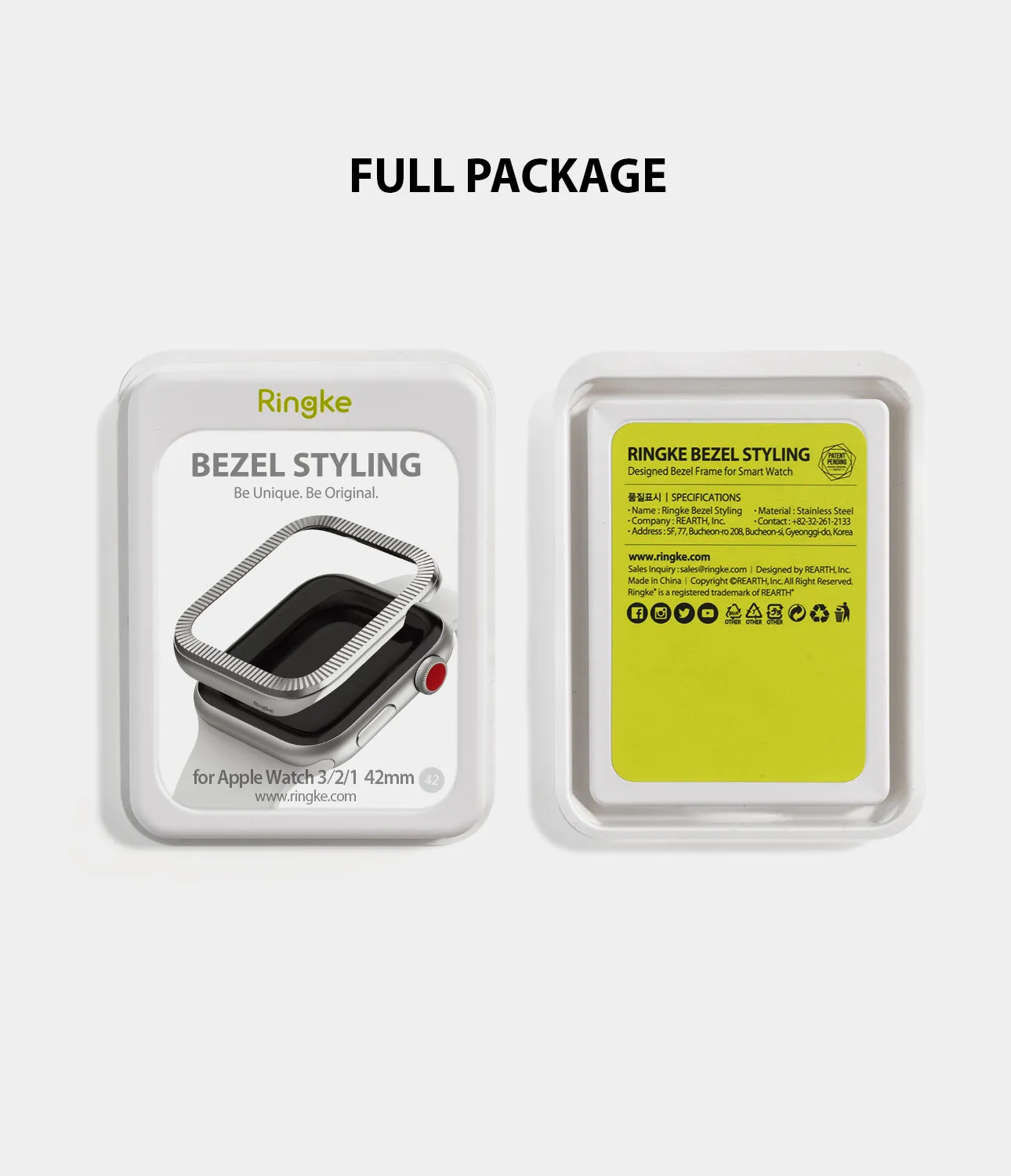 Apple Watch Series 3 / 2 / 1 (42mm) | Premium Bezel Styling Omega