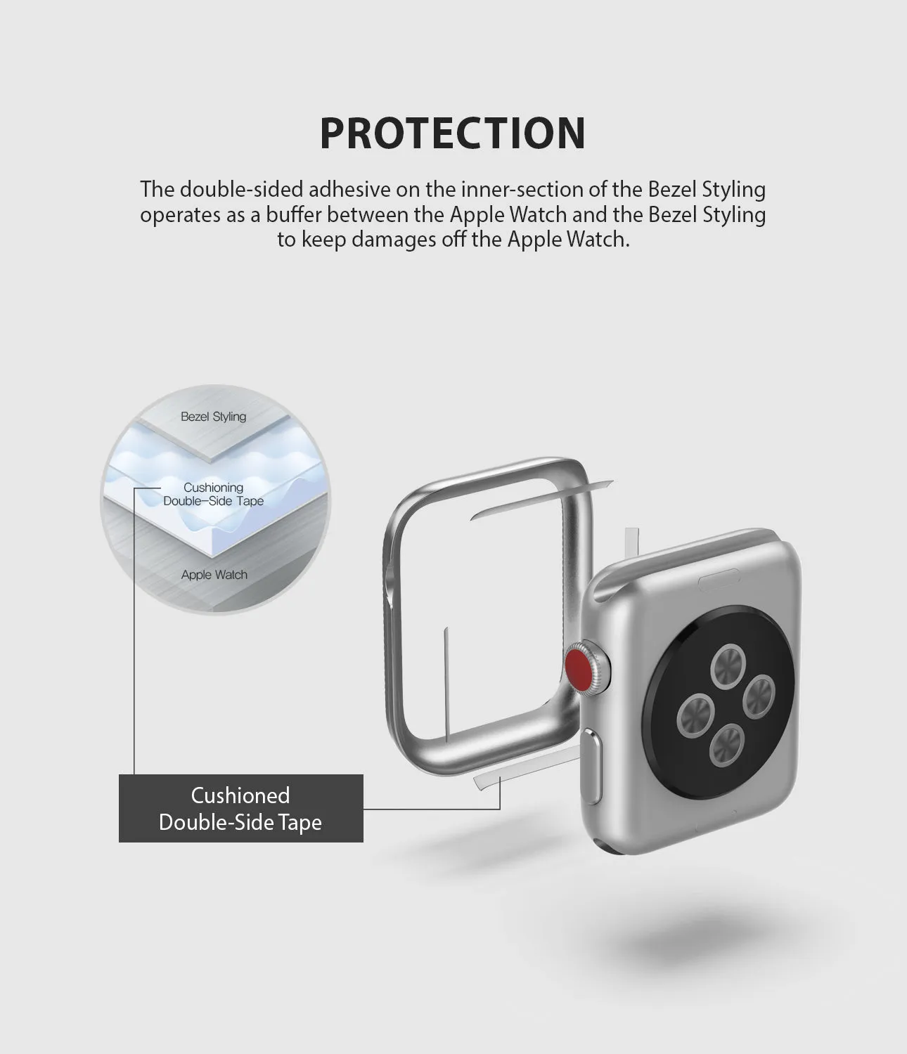 Apple Watch Series 3 / 2 / 1 (42mm) | Premium Bezel Styling Omega