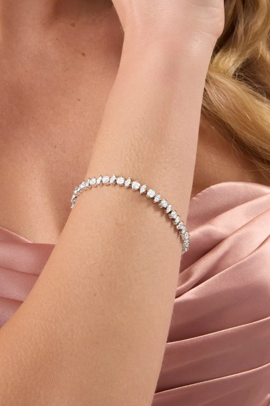 ASTRA Simulated Diamond Jewelry Set