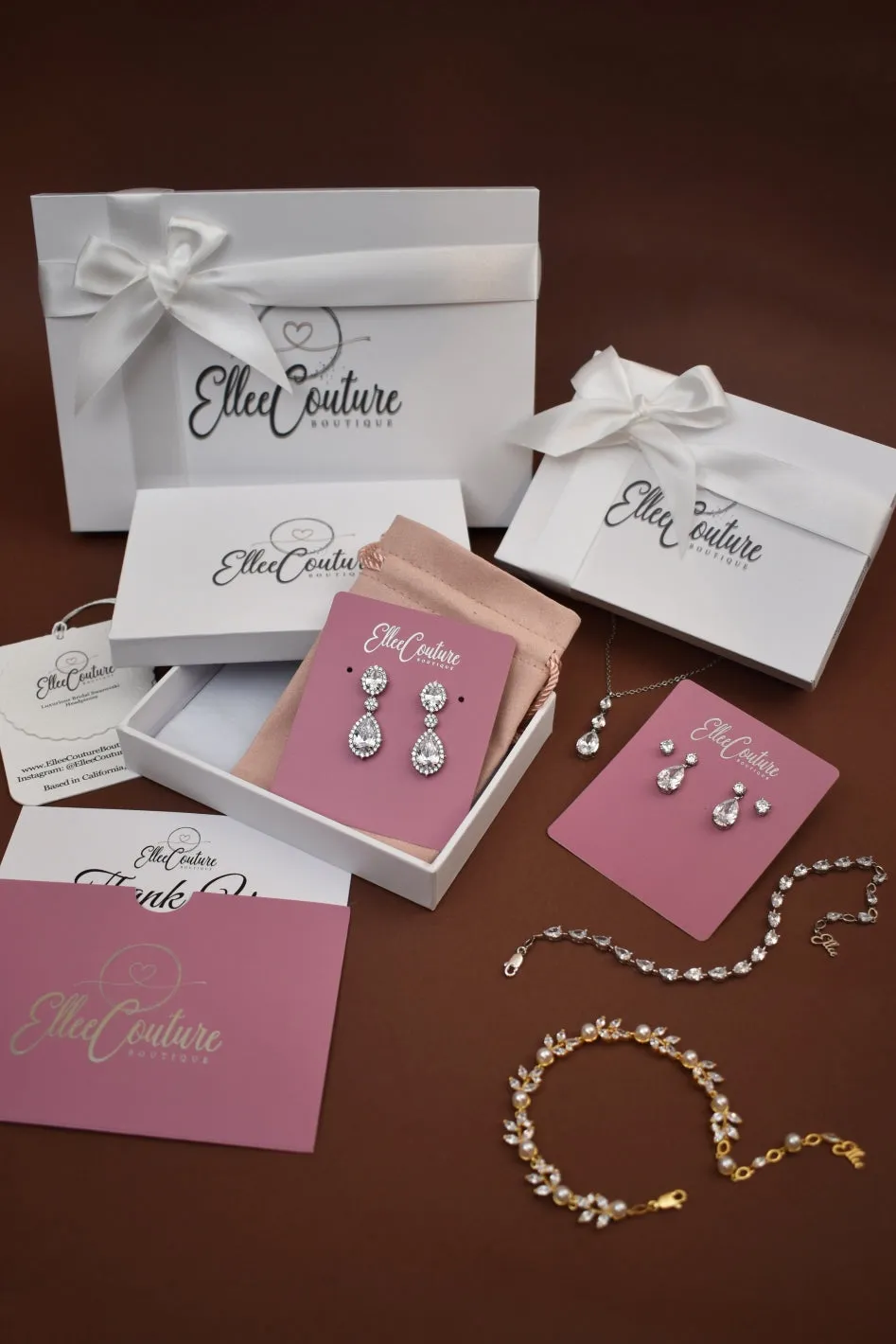 ASTRA Simulated Diamond Jewelry Set