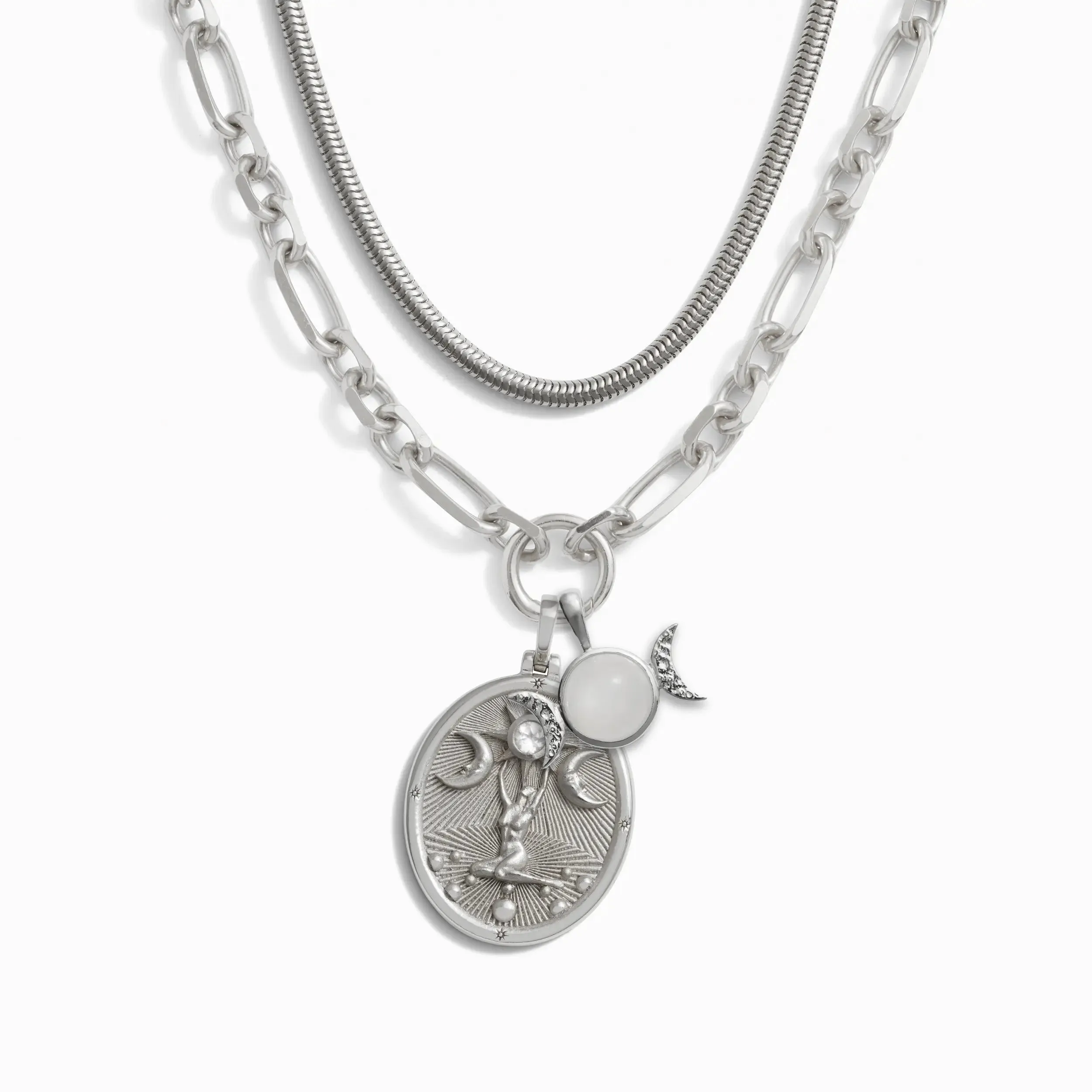 Astrology Goddess Charm Necklace Set
