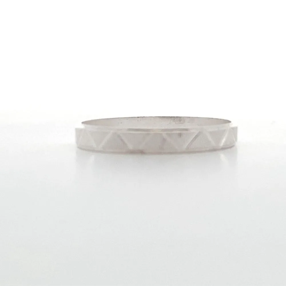 Avery 925 Sterling Silver Wedding Band Ring