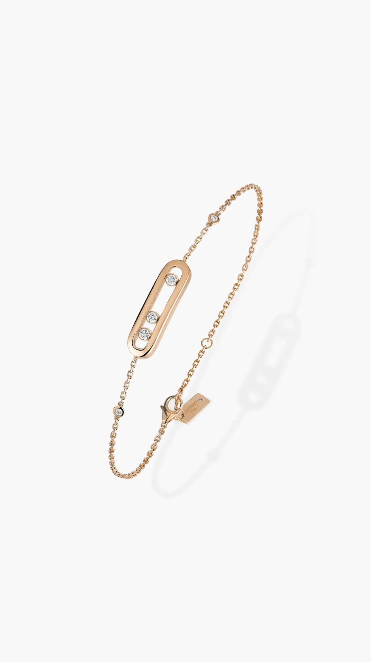 Baby Move Bracelet in Rose Gold with Diamonds