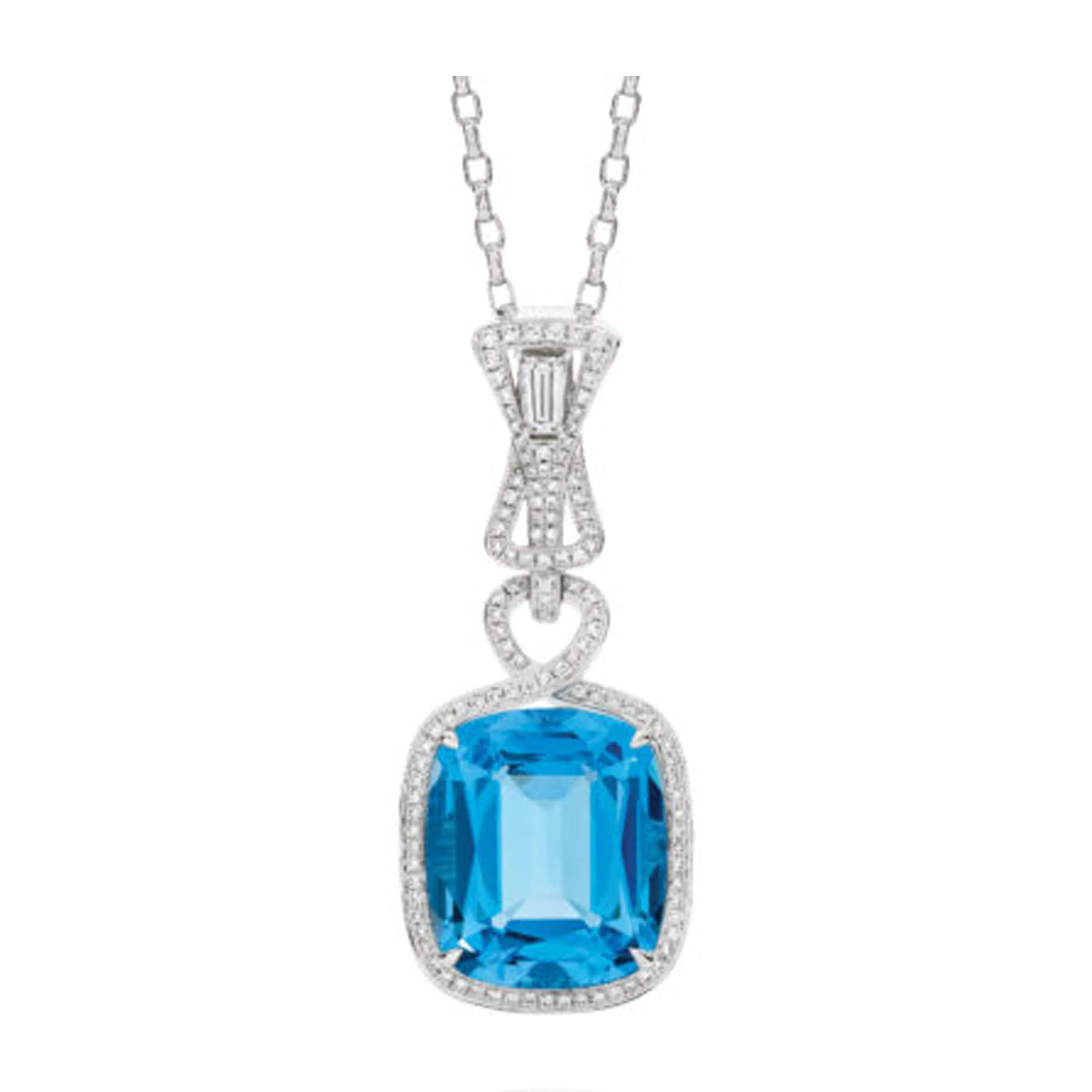Bauble® Blue Topaz Pendant