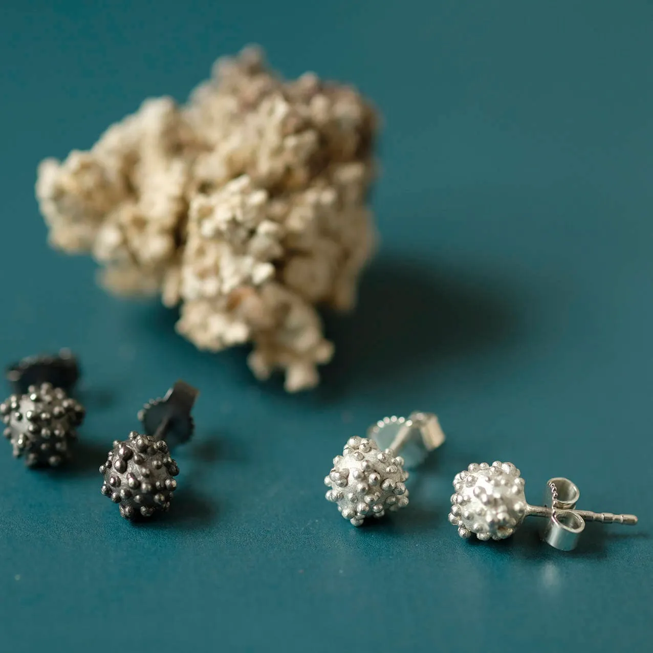 Beaded Golden Studs