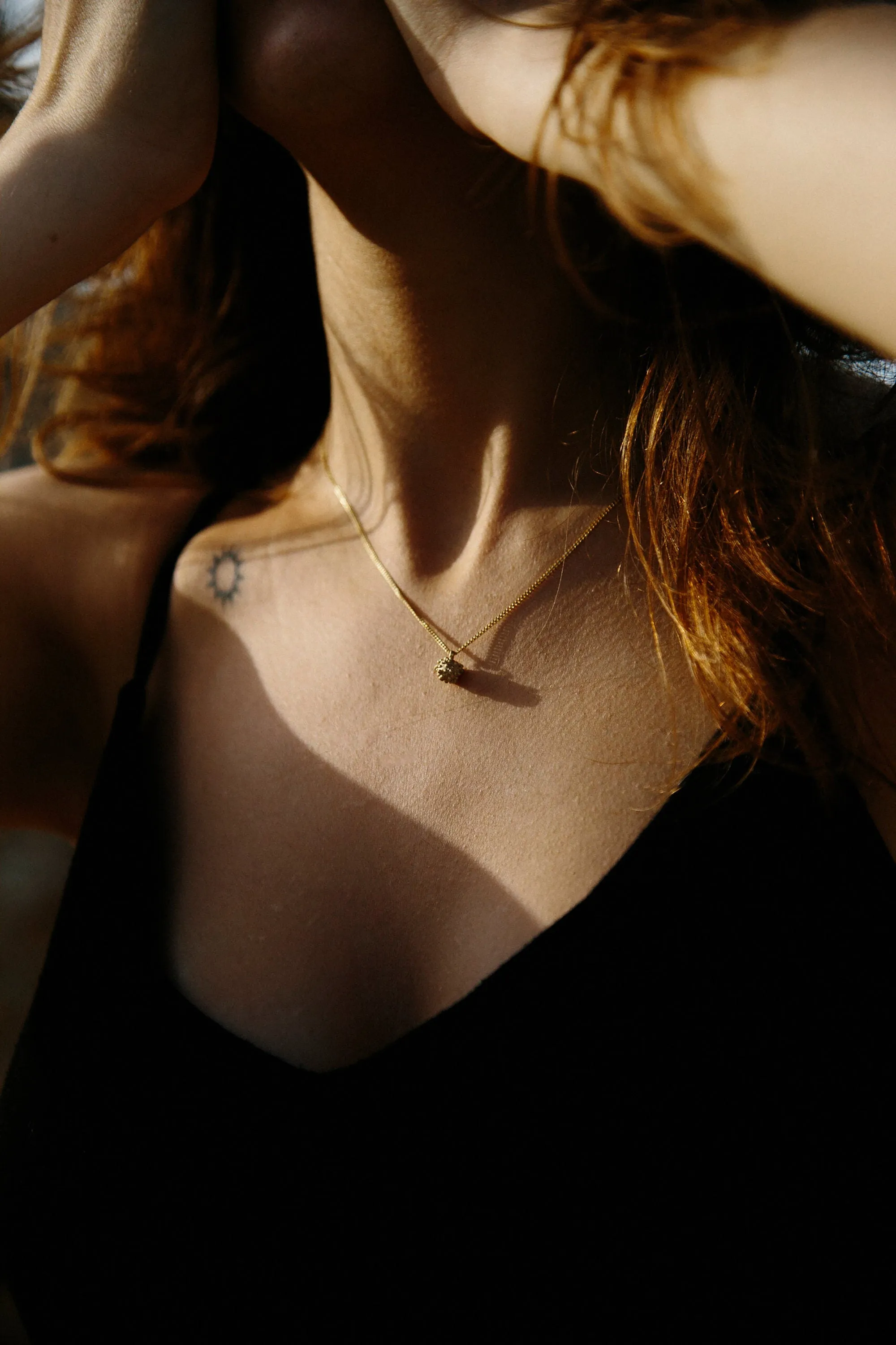 Beaded Golden Studs