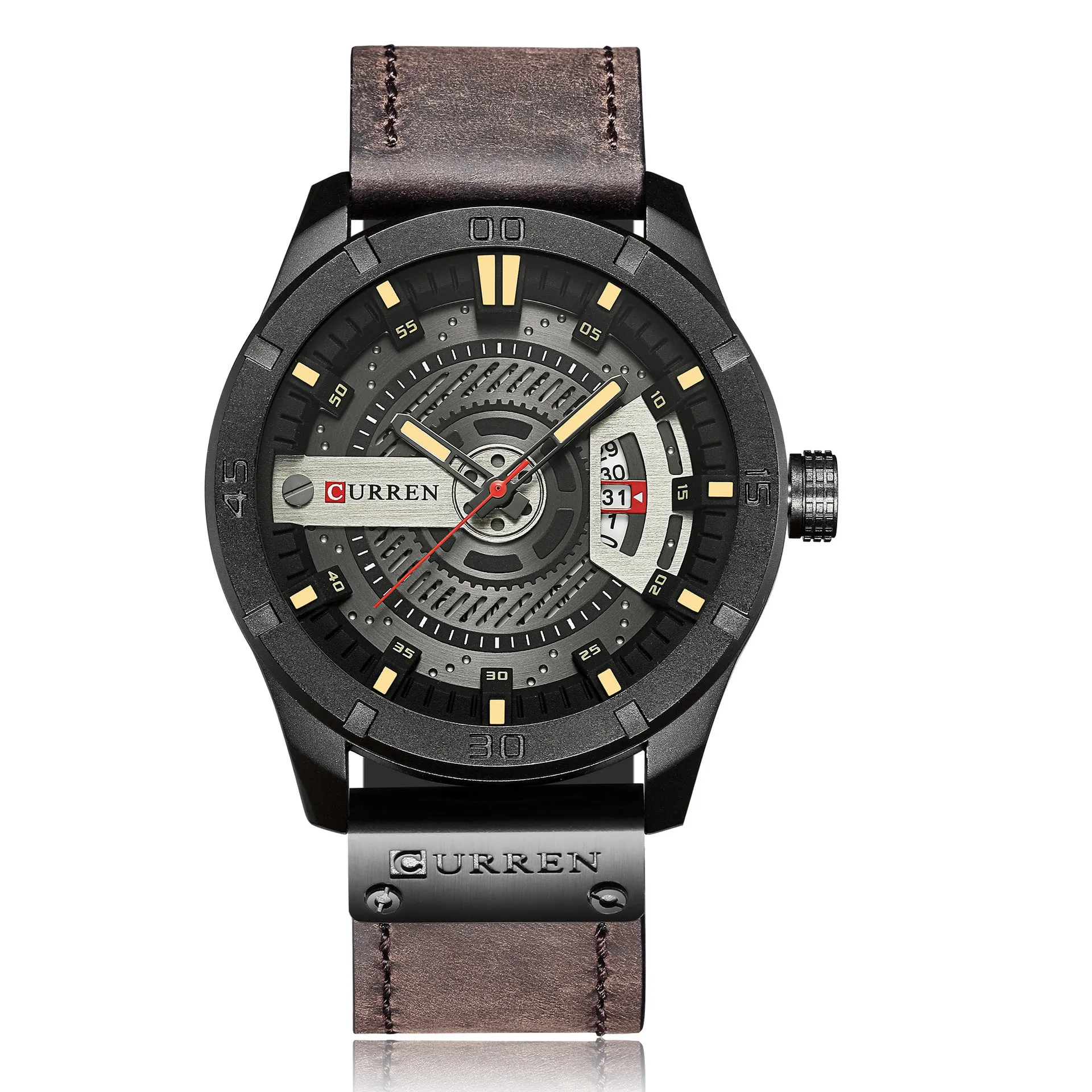 Belt Men's Watch Men's Watch Calendar Watch Business Belt Belt Men's Watch
