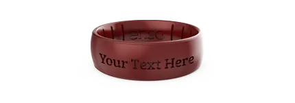 Birthstone Classic Silicone Ring - Garnet