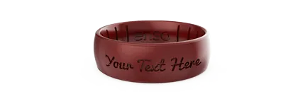 Birthstone Classic Silicone Ring - Garnet