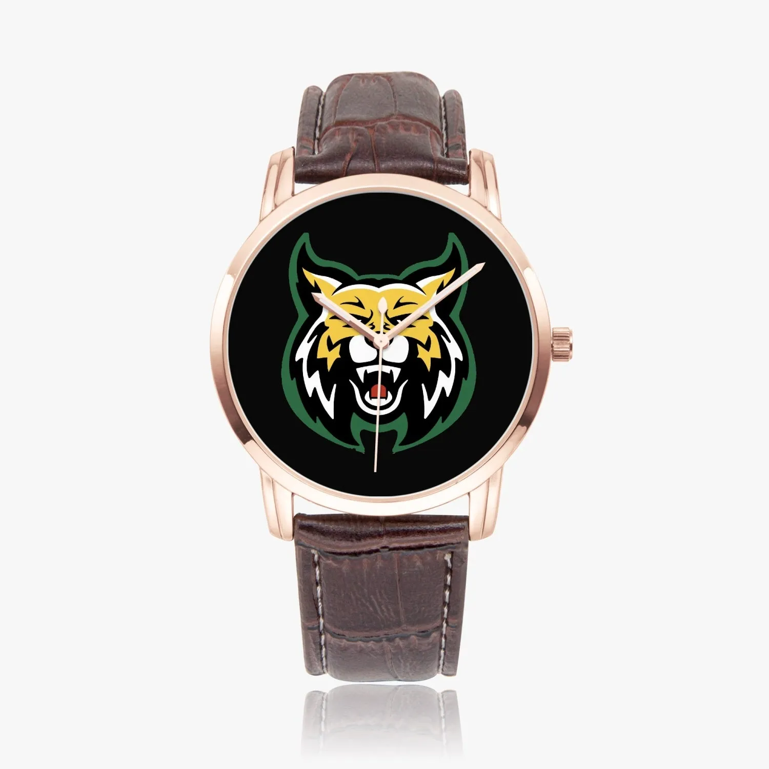 Bishop Black Instafamous Wide Type Quartz watch