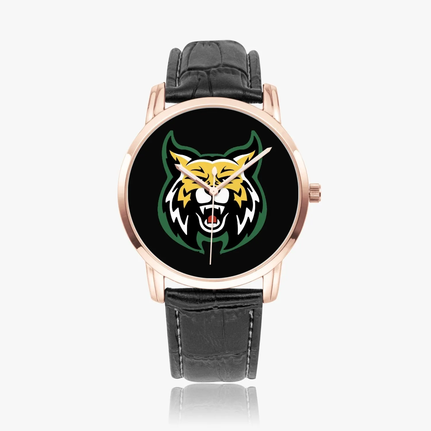 Bishop Black Instafamous Wide Type Quartz watch