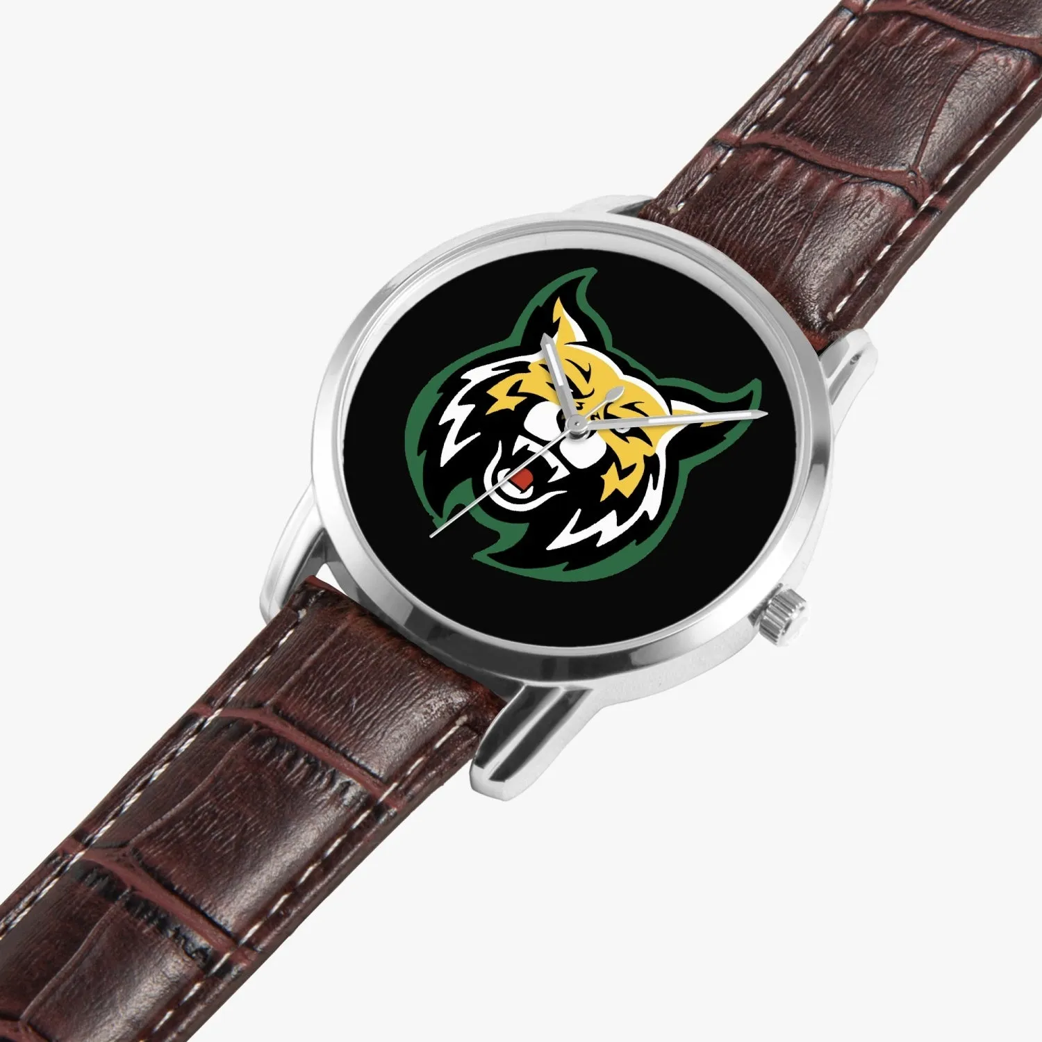 Bishop Black Instafamous Wide Type Quartz watch