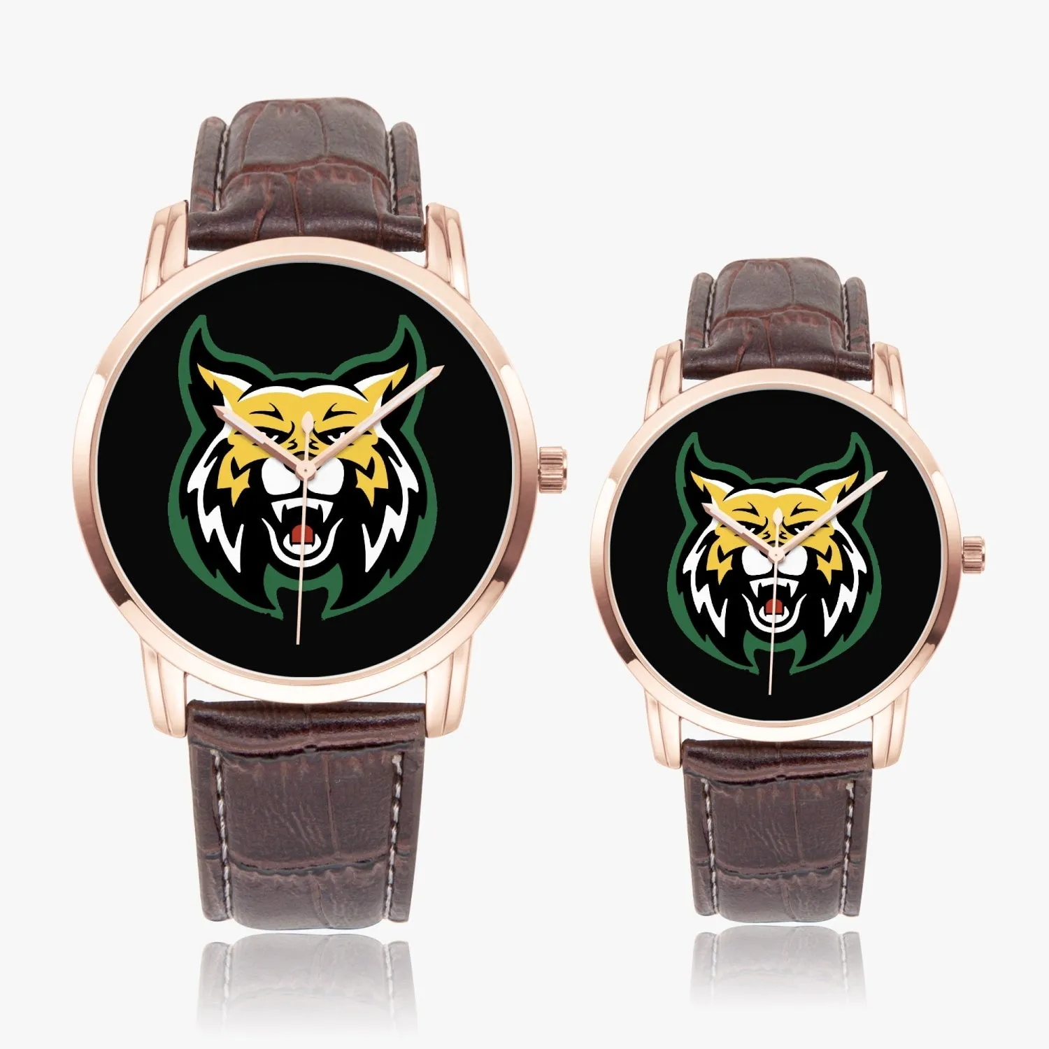 Bishop Black Instafamous Wide Type Quartz watch