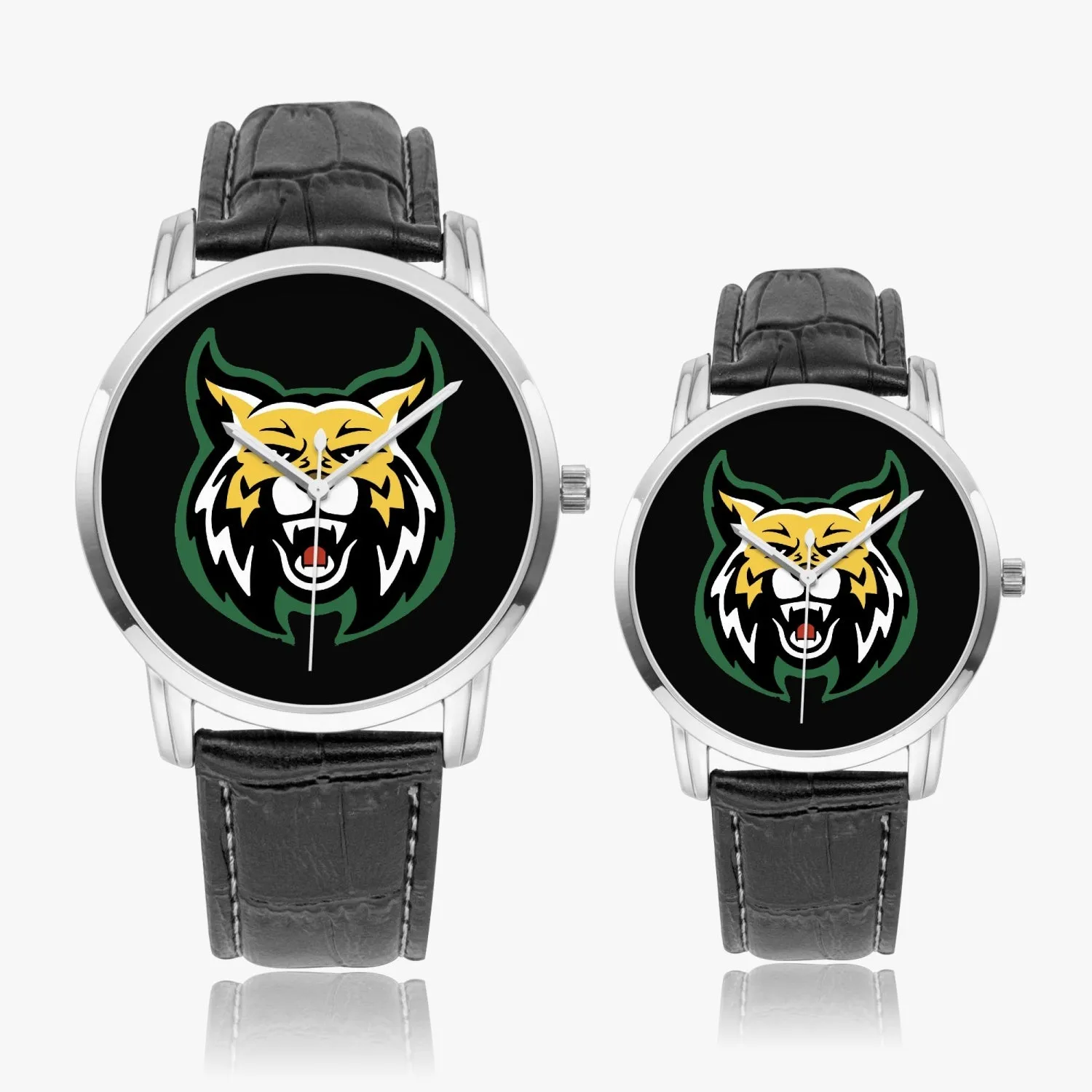 Bishop Black Instafamous Wide Type Quartz watch