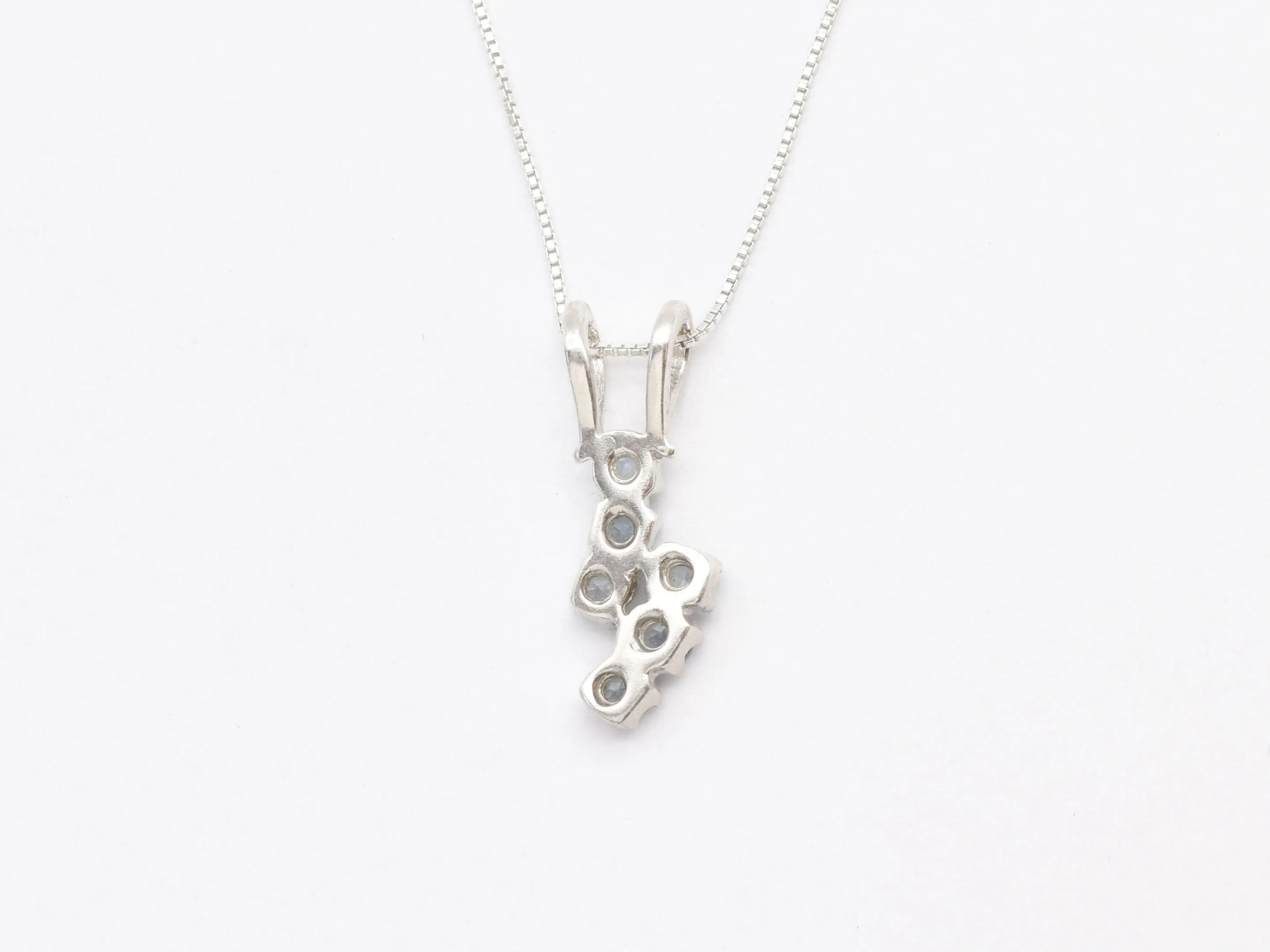 Blue Topaz Necklace - Natural Topaz Necklace - Sky Blue Dainty Pendant