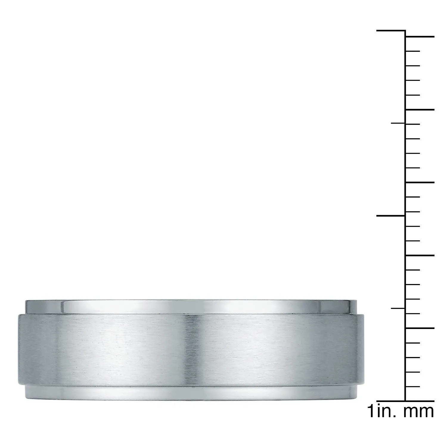 Boston Bay Diamonds Comfort Fit 7mm Titanium Men's Wedding Band Ring