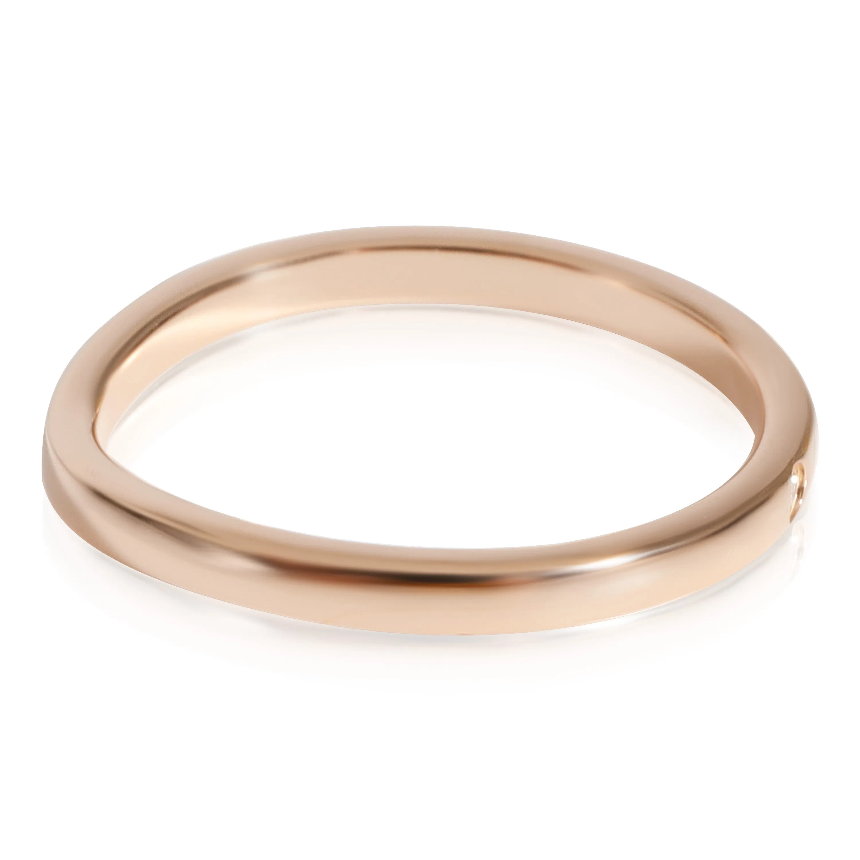 Cartier Ballerine Diamond Wedding Band in 18k Rose Gold 0.01 CTW