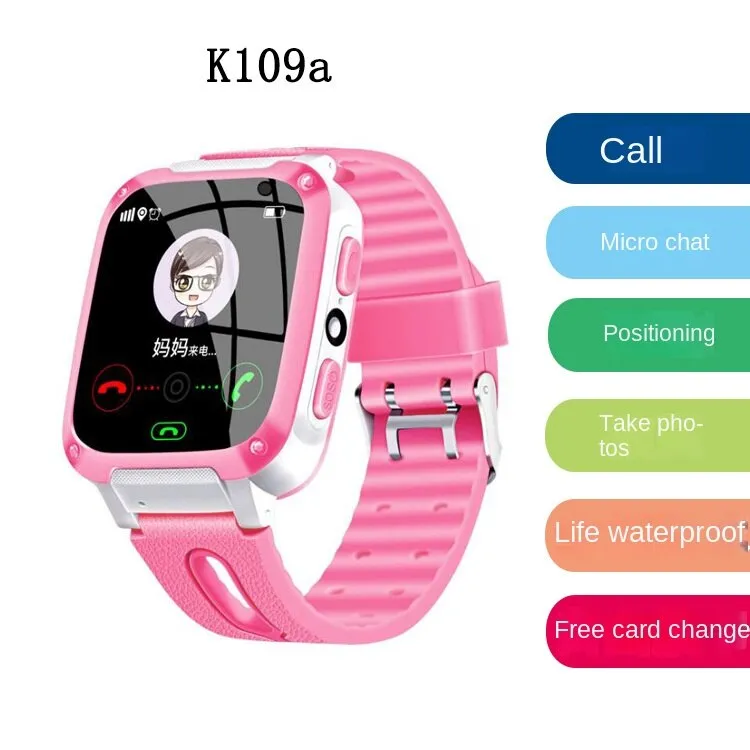 Child Smart Phone Watch Video Call Photo Micro Chat Positioning Tracking Touch Waterproof