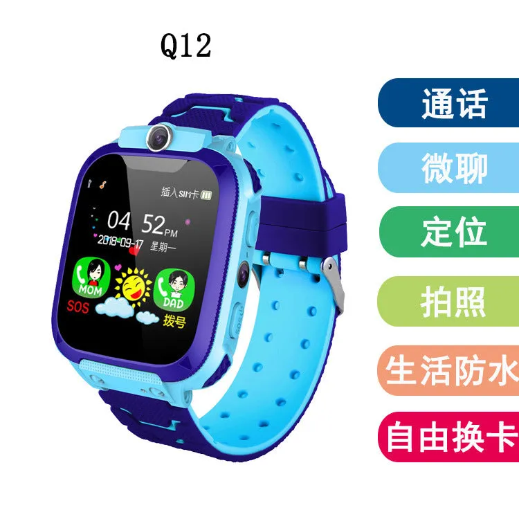 Child Smart Phone Watch Video Call Photo Micro Chat Positioning Tracking Touch Waterproof