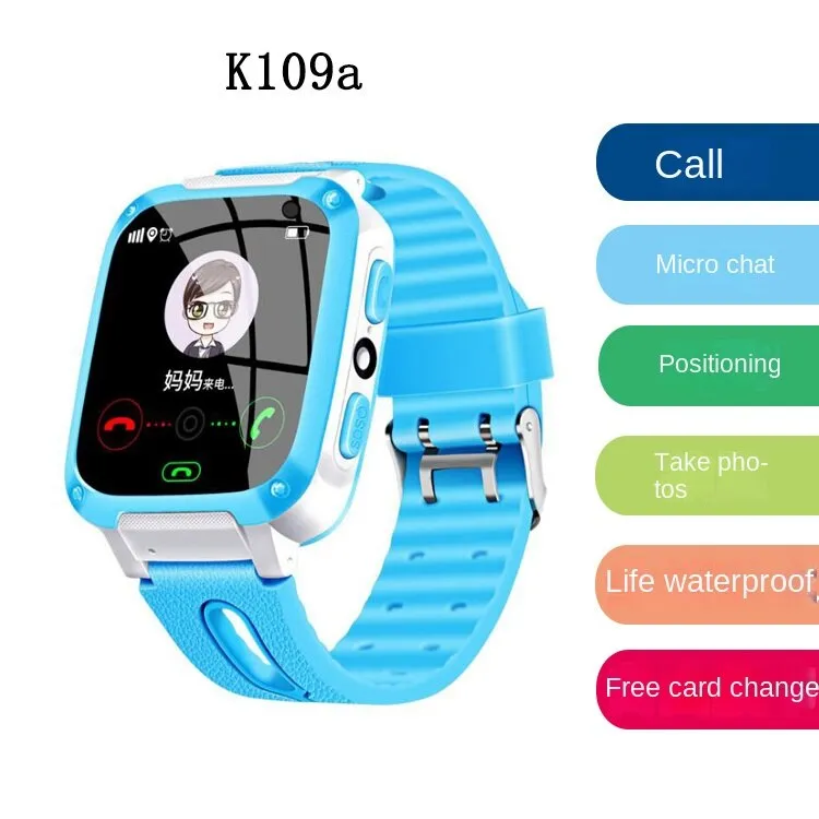 Child Smart Phone Watch Video Call Photo Micro Chat Positioning Tracking Touch Waterproof