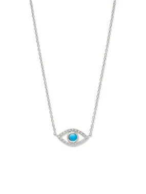 Classique Pavé Evil Eye Necklace