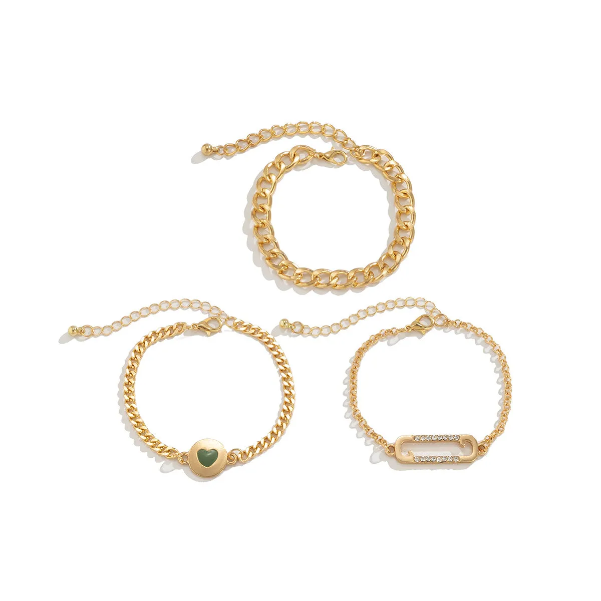 Creative Pin Metal Chain Bracelet