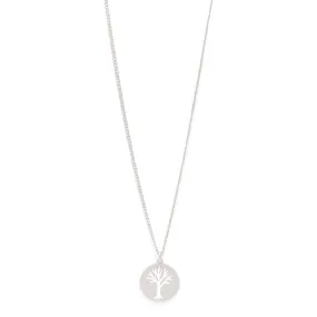 ELIN recycled coin pendant necklace silver-plated