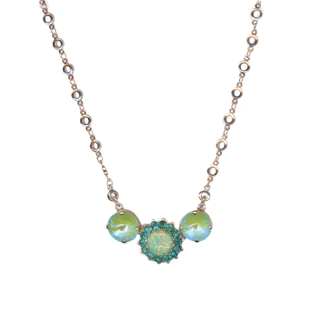 Extra Luxurious Blossom Trio Pendant in "Ivy VIlla" *Custom*